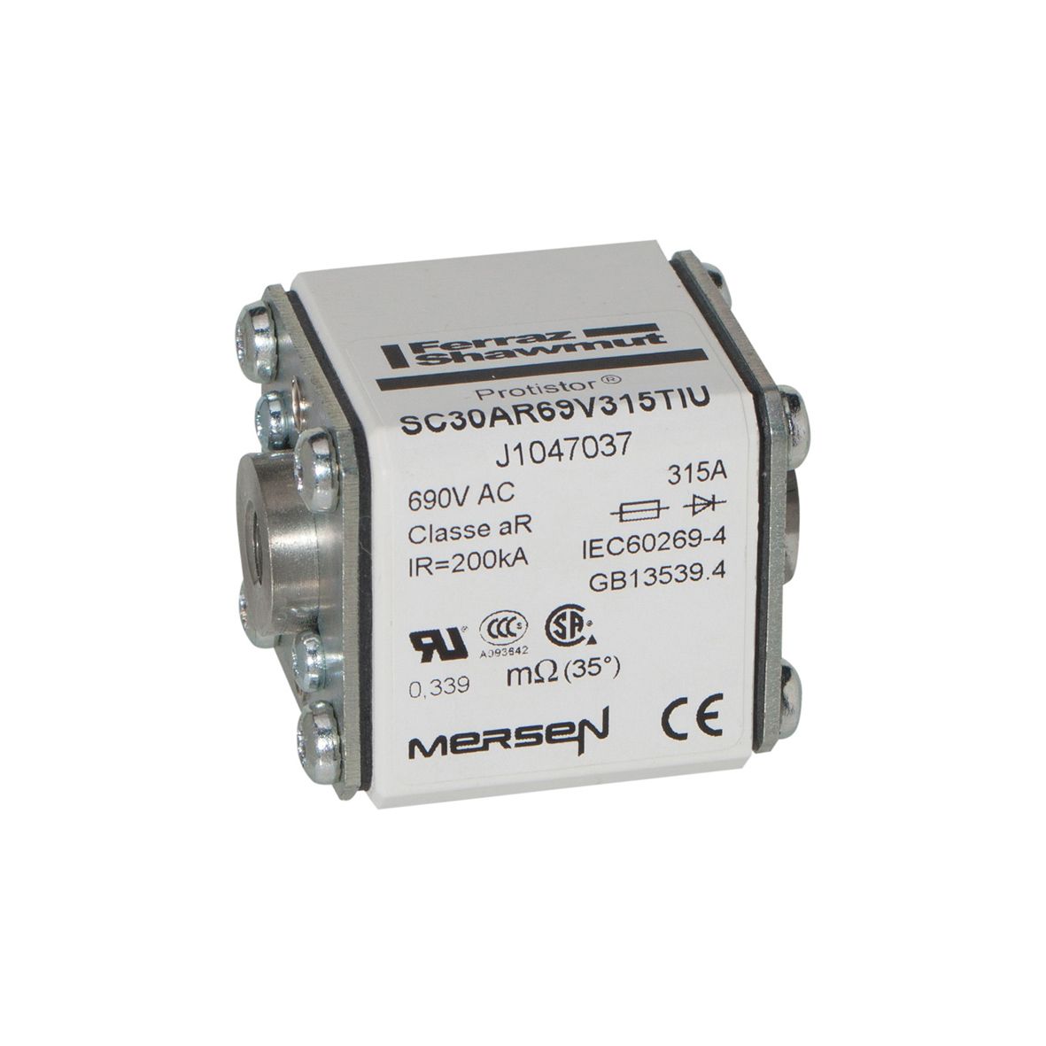 J1047037 - Size 30 type TTI without indicator aR 315 A 690VAC
